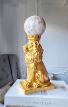 Load image into Gallery viewer, Large Lion Stand / Sphere Holder - Gold
