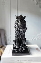 Load image into Gallery viewer, Large Lion Stand / Sphere Holder - Black
