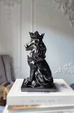 Load image into Gallery viewer, Large Lion Stand / Sphere Holder - Black
