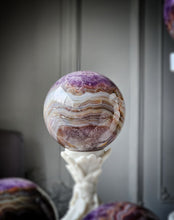 Load image into Gallery viewer, Amethyst &amp; Agate Sphere - 1.21kg #23
