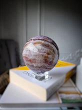 將圖片載入圖庫檢視器 Amethyst &amp; Agate Sphere - 1.36kg #122
