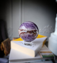 將圖片載入圖庫檢視器 Amethyst &amp; Agate Sphere - 1.36kg #122
