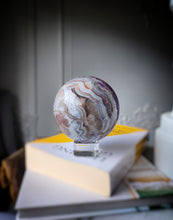 Load image into Gallery viewer, Amethyst &amp; Agate Sphere - 1.18kg #42
