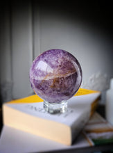 Load image into Gallery viewer, Amethyst &amp; Agate Sphere - 1.18kg #42
