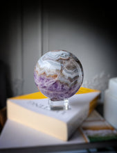 Load image into Gallery viewer, Amethyst &amp; Agate Sphere - 1.18kg #42
