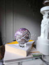 Load image into Gallery viewer, Amethyst &amp; Agate Sphere - 1.18kg #42
