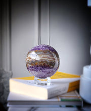 Load image into Gallery viewer, Amethyst &amp; Agate Sphere - 1.15kg #91
