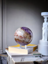 Load image into Gallery viewer, Large Amethyst &amp; Agate Sphere - 2.54kg #92
