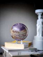 將圖片載入圖庫檢視器 Large Amethyst &amp; Agate Sphere - 2.54kg #92
