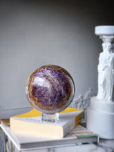 Cargar imagen en el visor de la galería, Large Amethyst &amp; Agate Sphere - 2.54kg #92
