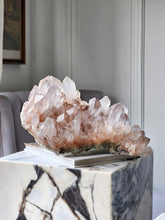 Load image into Gallery viewer, Large Double Sided Pink Himalayan Quartz with Green Chlorite Inclusion - 9.75kg #309
