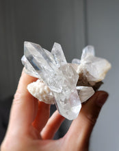 Load image into Gallery viewer, High Grade Himalayan Quartz Cluster - small 214g #358
