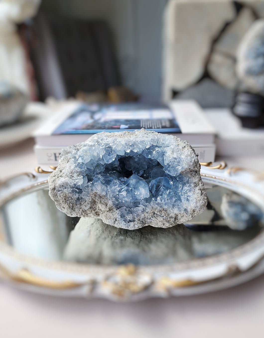 High Grade Celestite Geode / Cluster - 1.82kg #88