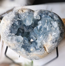 Load image into Gallery viewer, Large Celestite Geode Heart / Cluster - 3.38kg #25
