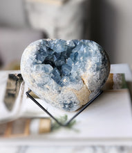 Load image into Gallery viewer, Large Celestite Geode Heart / Cluster - 3.38kg #25
