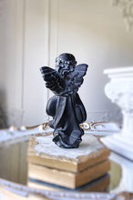 Load image into Gallery viewer, Black Onyx Angel Carving - small
