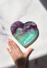 將圖片載入圖庫檢視器 40% OFF | Watermelon Fluorite Heart Bowl - 773g #959
