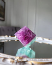 이미지를 갤러리 뷰어에 로드 , Watermelon Fluorite Cube - 354g #949
