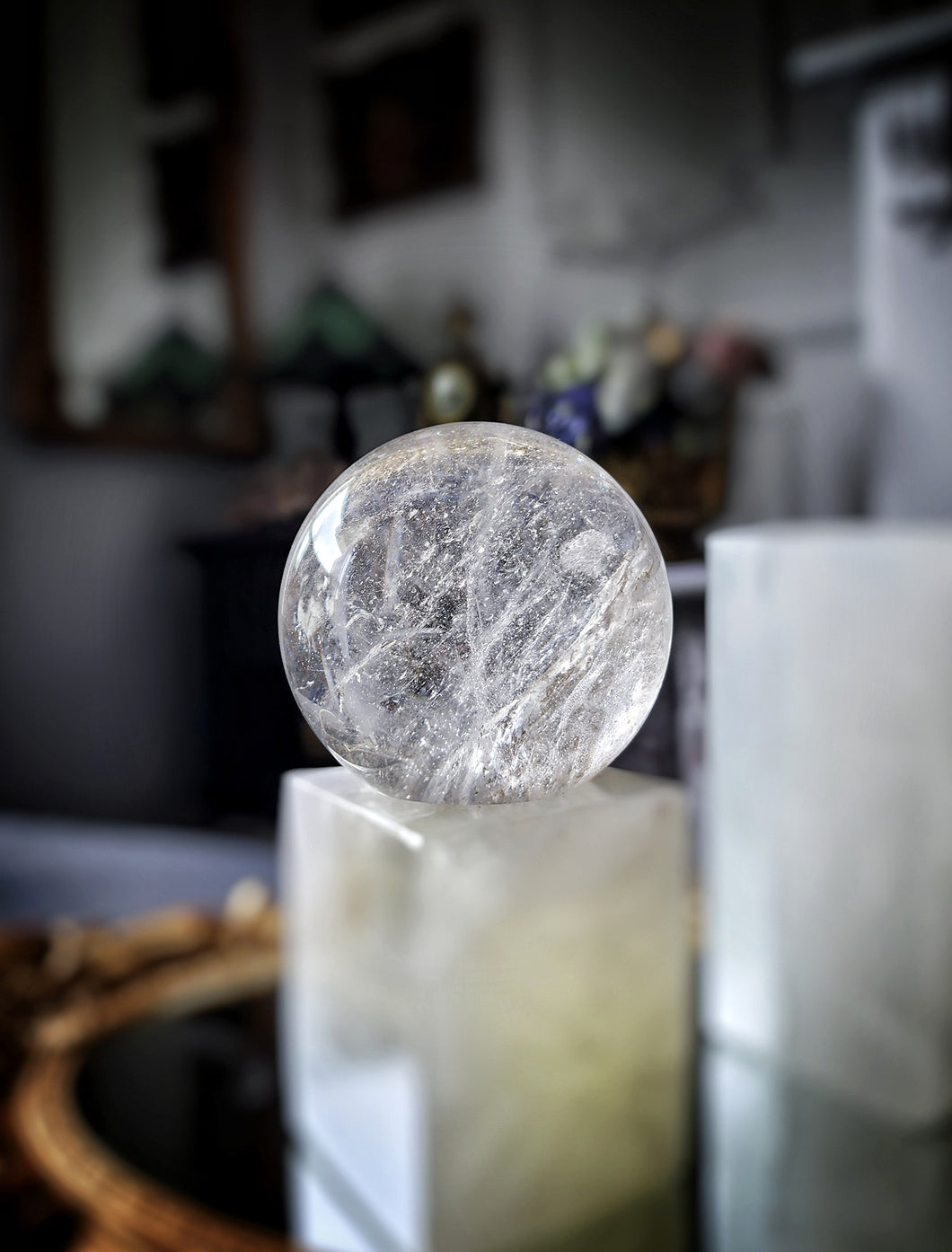 Clear Quartz Sphere - 713g #121