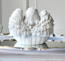 Load image into Gallery viewer, Angel Sphere Holder / Candle Holder - White
