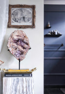 Large Pink Amethyst on Metal Stand - High Grade 6.5kg #150