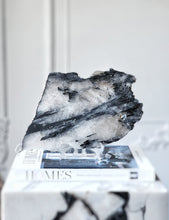 Load image into Gallery viewer, Black Tourmaline in Quartz Slab - 866g #923
