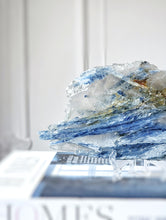 Load image into Gallery viewer, Blue Kyanite in Quartz Slab - small 377g #921
