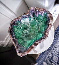 Load image into Gallery viewer, Large Mexican Fluorite Bowl - 4.85kg #931
