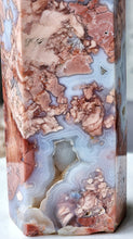 Load image into Gallery viewer, Pink &amp; Blue Flower Agate Tower - Large 1.1kg #63
