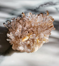 Load image into Gallery viewer, Golden Chrysanthemum Quartz Cluster - small 264g #344

