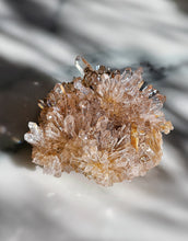 Load image into Gallery viewer, Golden Chrysanthemum Quartz Cluster - small 264g #344
