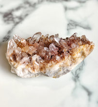 Load image into Gallery viewer, Golden &amp; Red Chrysanthemum Quartz Cluster - small 258g #340
