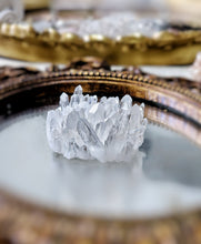 Load image into Gallery viewer, Chrysanthemum Clear Quartz Cluster - small 58g #251
