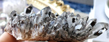 Load image into Gallery viewer, Black Phantom Quartz Cluster - small 103g #399
