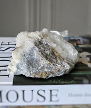 Load image into Gallery viewer, Blue Fluorite Cubes on White Quartz - 372g #40

