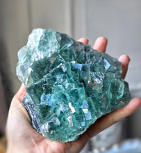 Cargar imagen en el visor de la galería, High Grade Green Fluorite Cluster  - 944g #130
