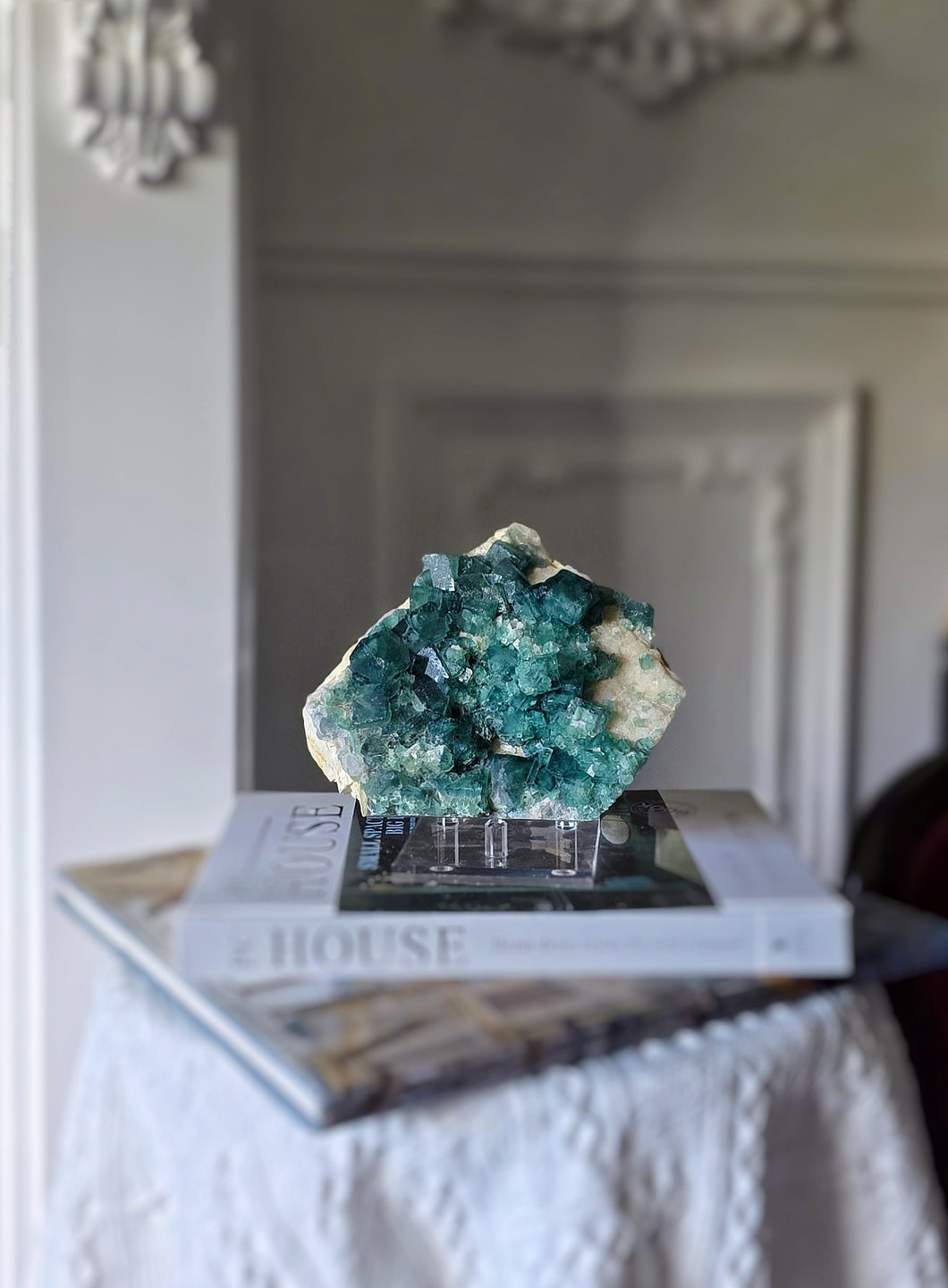 Green Fluorite Cluster - 1.73kg #89
