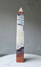 Load image into Gallery viewer, Ocean Jasper x Quartz Tower - 896g #92
