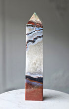 Load image into Gallery viewer, Ocean Jasper x Quartz Tower - 896g #92
