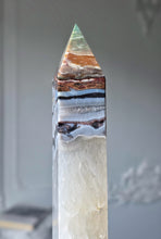 Load image into Gallery viewer, Ocean Jasper x Quartz Tower - 896g #92

