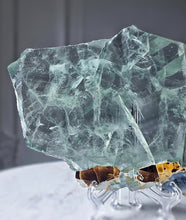 이미지를 갤러리 뷰어에 로드 , High Grade Green Fluorite Slab - small 328g #283
