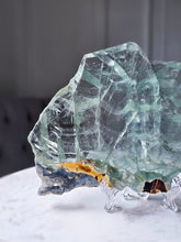 이미지를 갤러리 뷰어에 로드 , High Grade Green Fluorite Slab - small 328g #283
