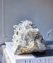 Load image into Gallery viewer, Golden Pyrite in Clear Quartz Cluster - 1.14kg #102
