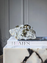 Load image into Gallery viewer, Pyrite in Clear Quartz Cluster - 965g #103
