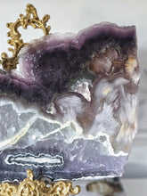 將圖片載入圖庫檢視器 Large Snowflake Fluorite x Pyrite Slab - Thick 3.42kg #111
