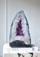 將圖片載入圖庫檢視器 Amethyst x Blue Agate Cave / Geode - 8.92kg #100
