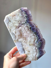 將圖片載入圖庫檢視器 Snowflake Fluorite x Pyrite Slab - 736g #113
