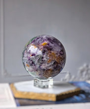 Load image into Gallery viewer, Mongolian Rainbow Fluorite Sphere - 1.11kg #105

