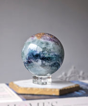 Load image into Gallery viewer, Mongolian Rainbow Fluorite Sphere - 1.11kg #105
