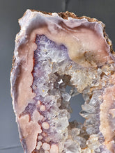 이미지를 갤러리 뷰어에 로드 , High Grade Pink Amethyst Slab on Gold Stand - 1.43kg #120
